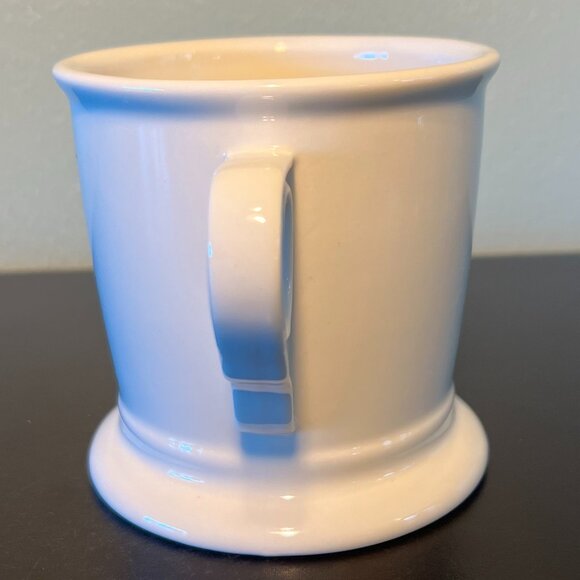 Anthropologie Letter J Monogram Initial Shaving Style Pedestal Base Mug Cup - Picture 3 of 12
